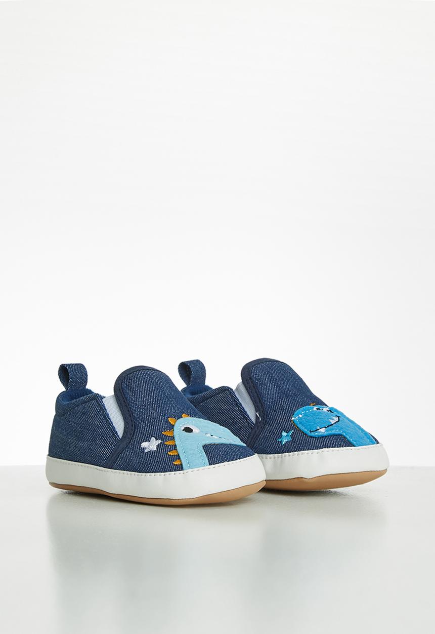 Pop Candy - Cartoon slip on - dark blue