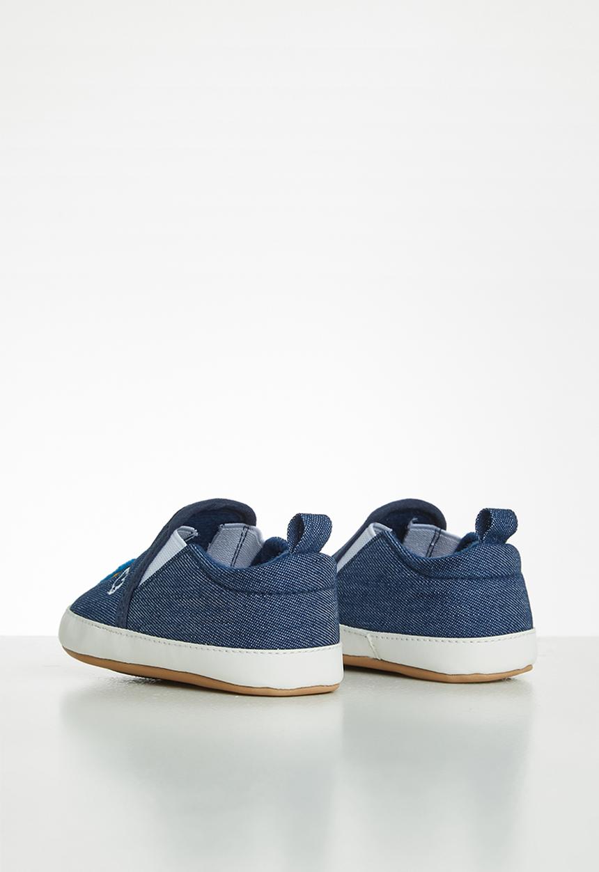 Pop Candy - Cartoon slip on - dark blue