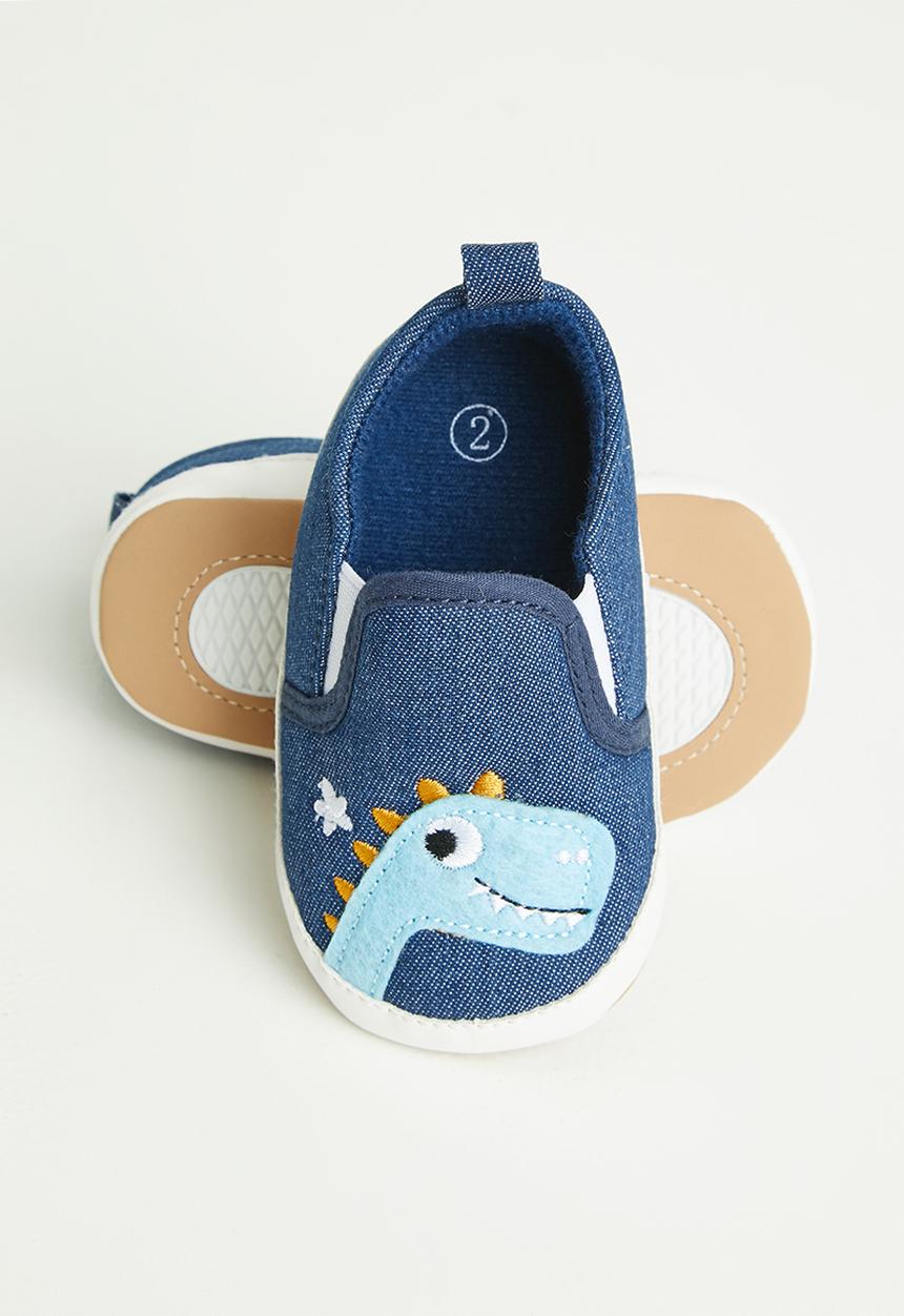 Pop Candy - Cartoon slip on - dark blue
