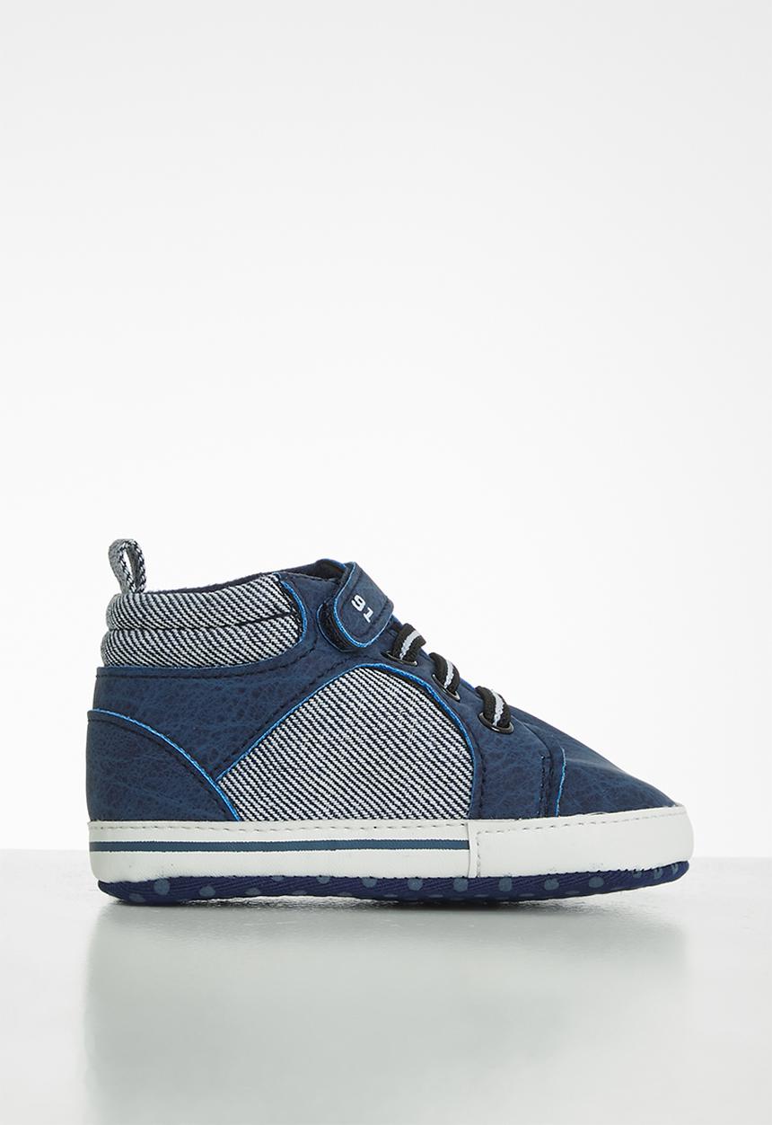 Pop Candy - Baby boys hi-top sneaker - navy
