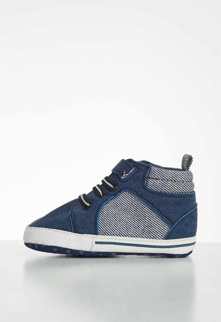 Pop Candy - Baby boys hi-top sneaker - navy