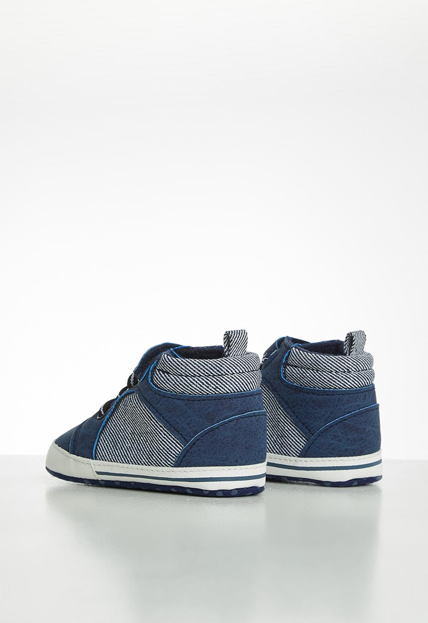 Pop Candy - Baby boys hi-top sneaker - navy