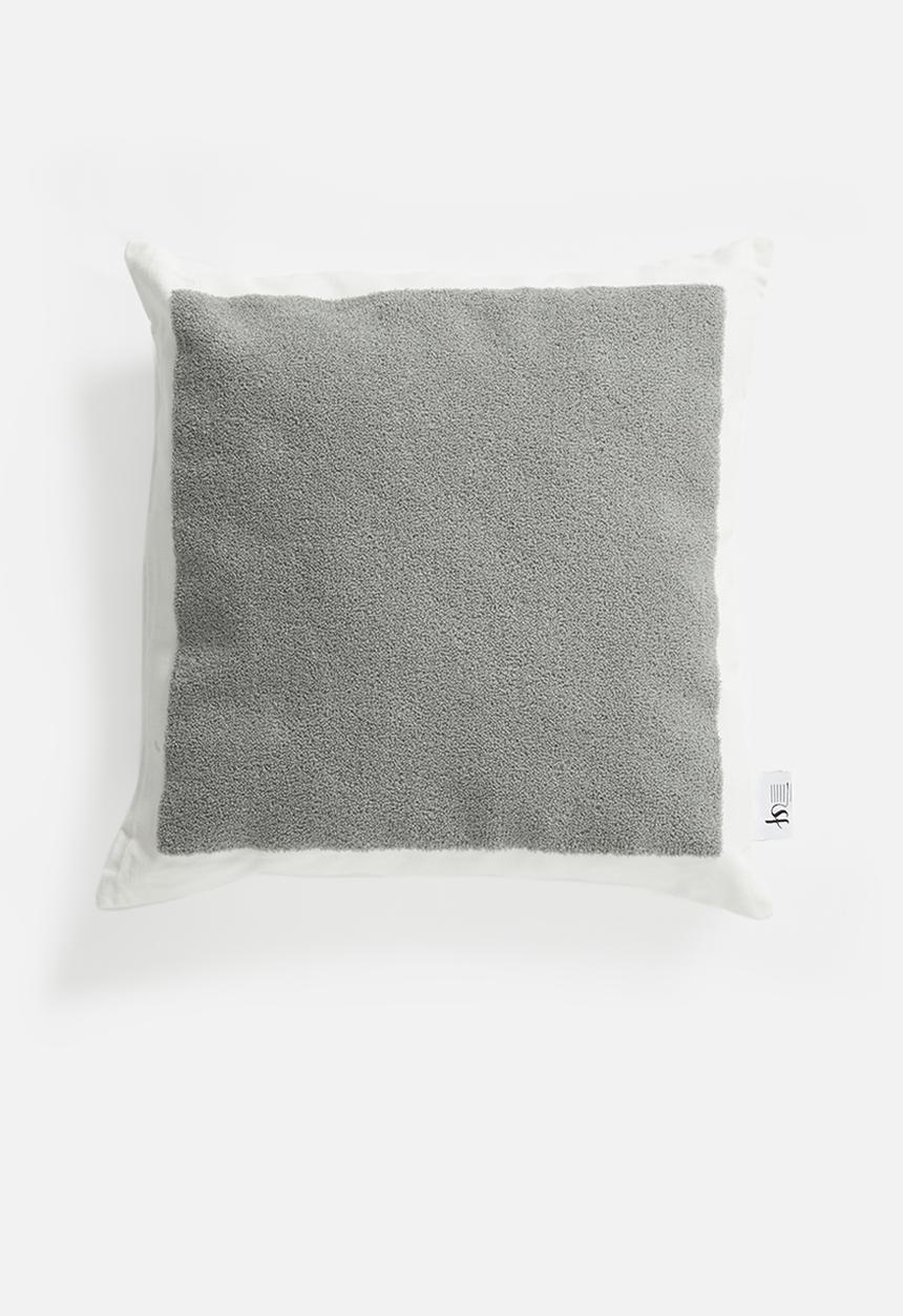 Sixth Floor - Block cushion cover - grey