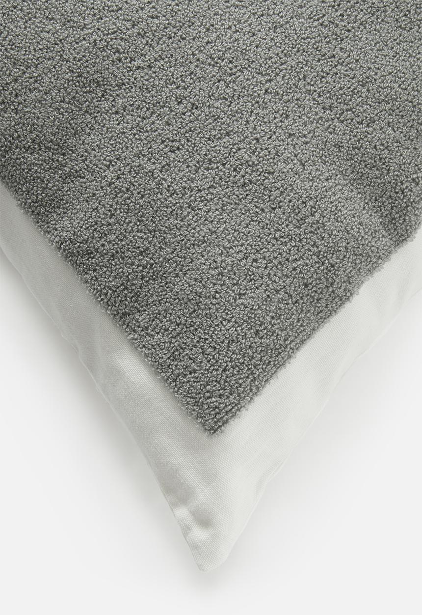 Sixth Floor - Block cushion cover - grey
