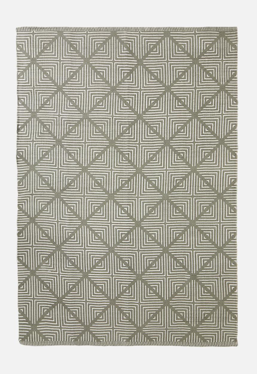 Sixth Floor - Prague printed outdoor rug - grey