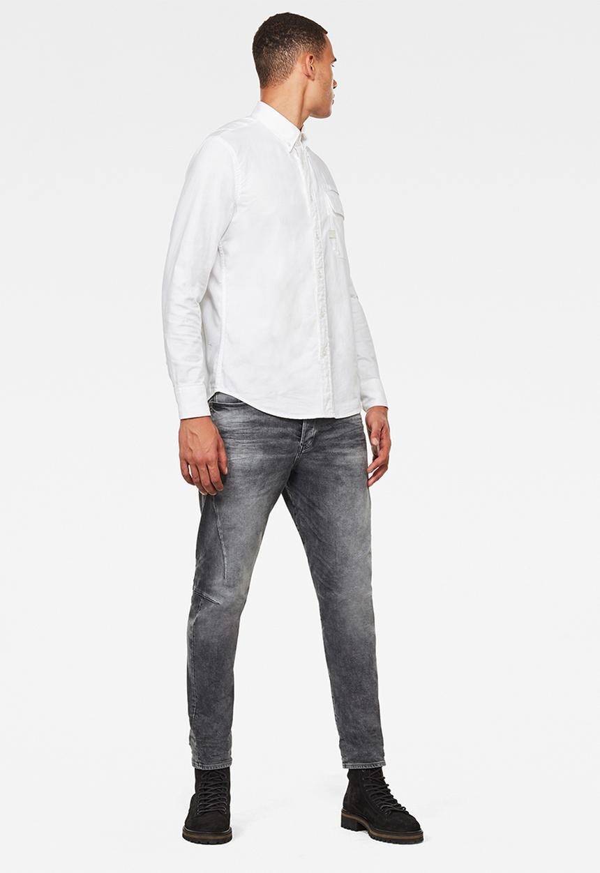 G-STAR - Scutar 3d slim tapered stretch denim - vintage basalt
