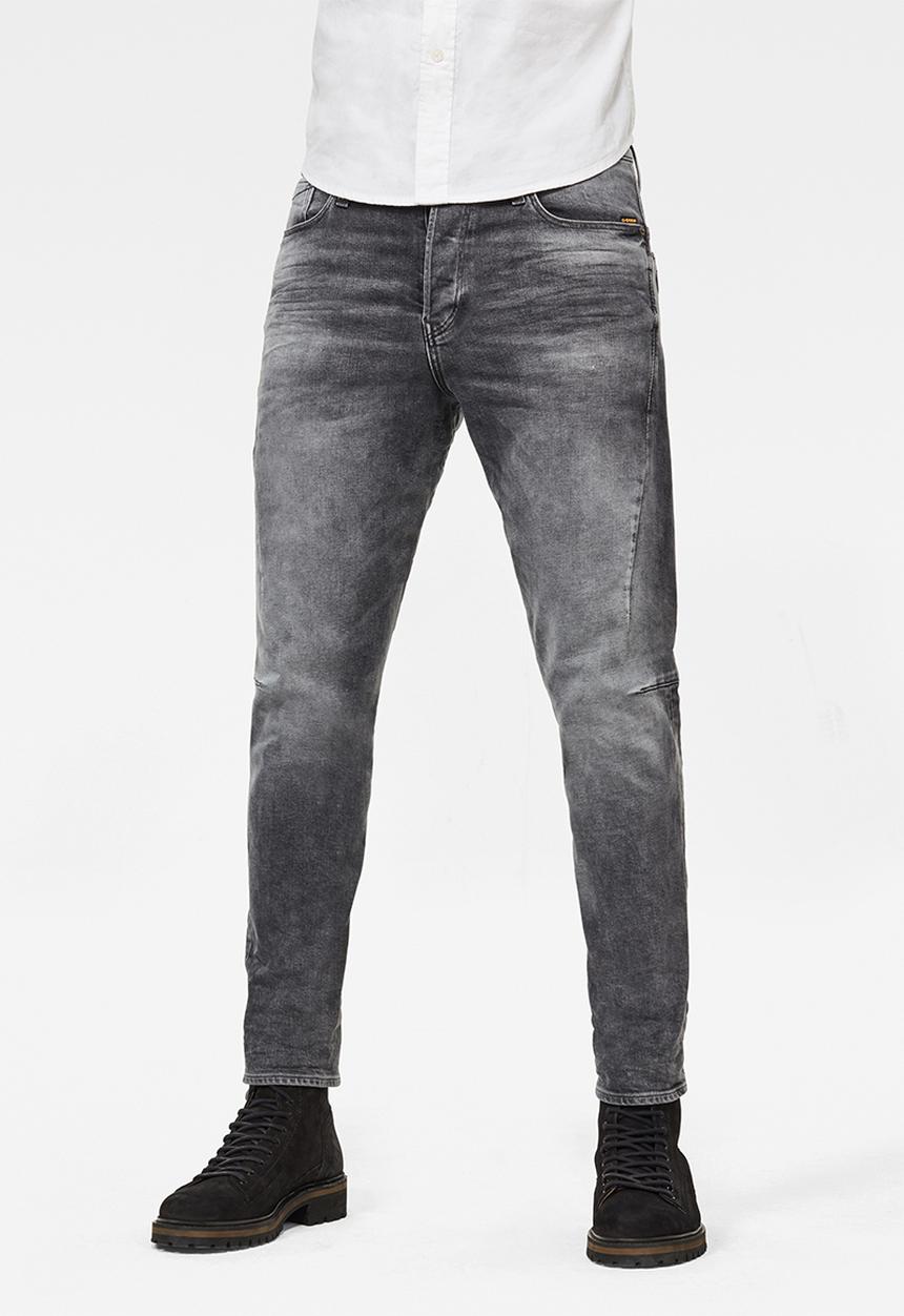 G-STAR - Scutar 3d slim tapered stretch denim - vintage basalt