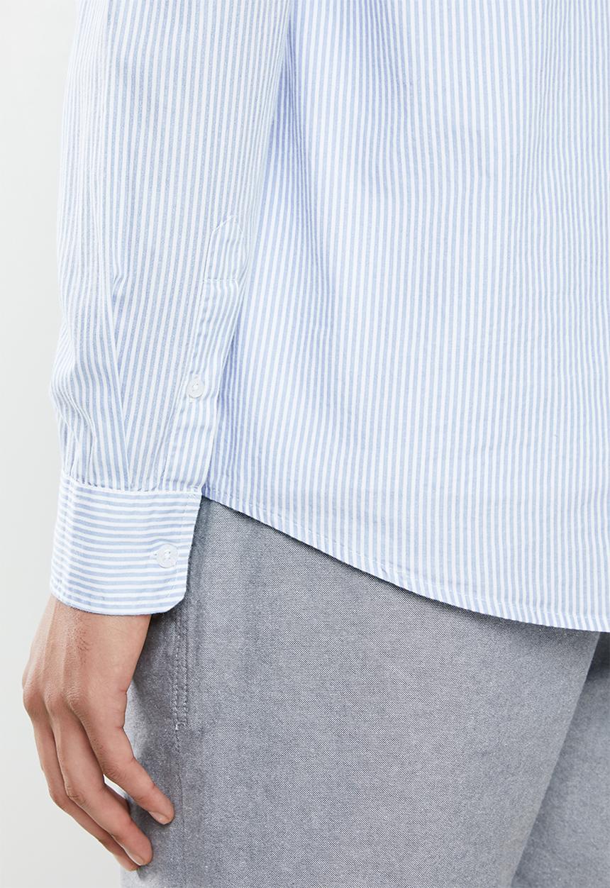 Brave Soul - Karmory shirts - blue & white 