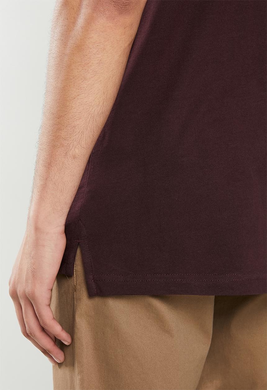 Brave Soul - Virgilc polo - burgundy