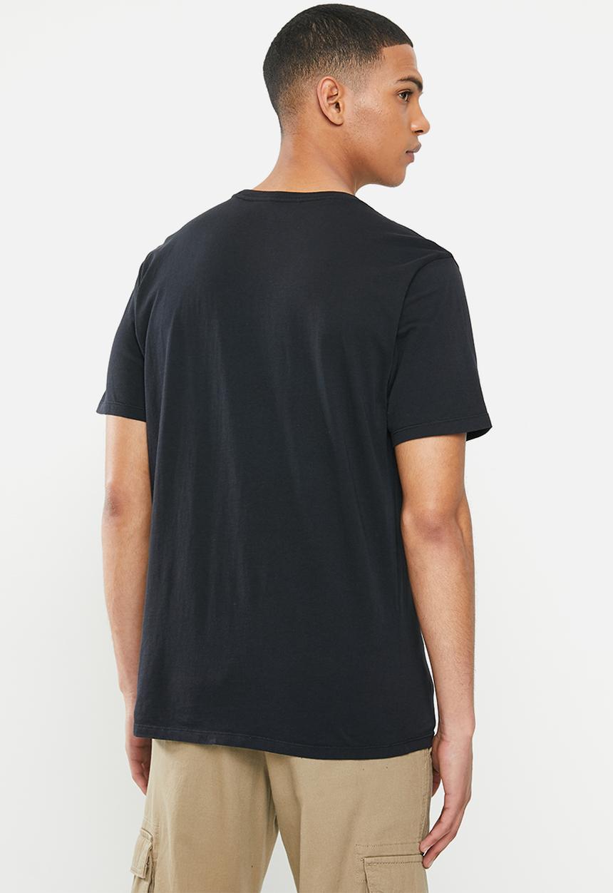 Hurley - Icon slash gradient tee - black & blue