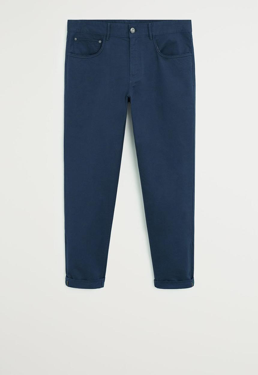 MANGO - Cedar trousers - navy