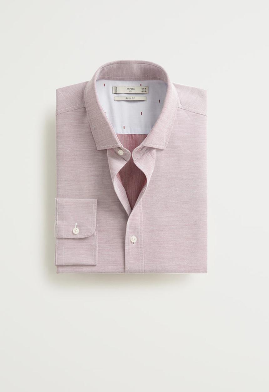 MANGO - Alfred shirt - pink 