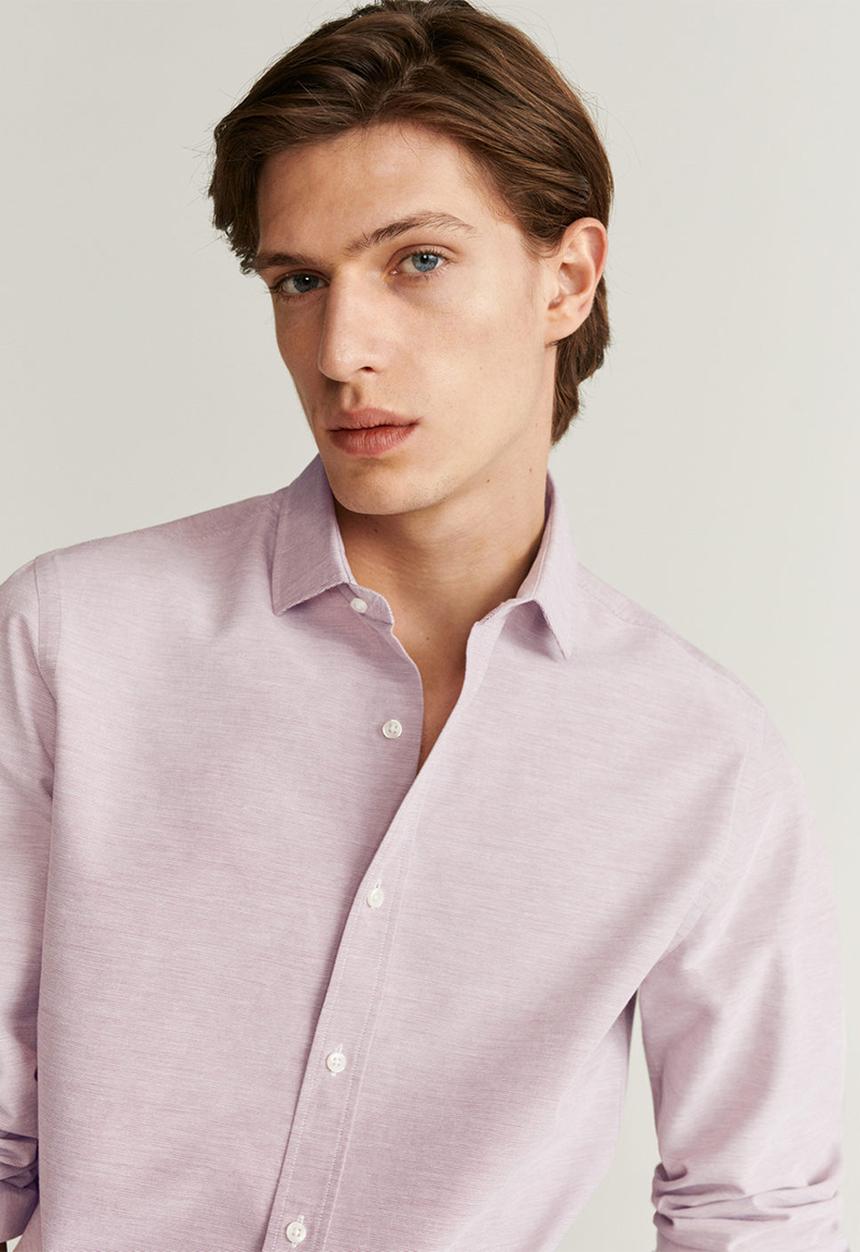 MANGO - Alfred shirt - pink 