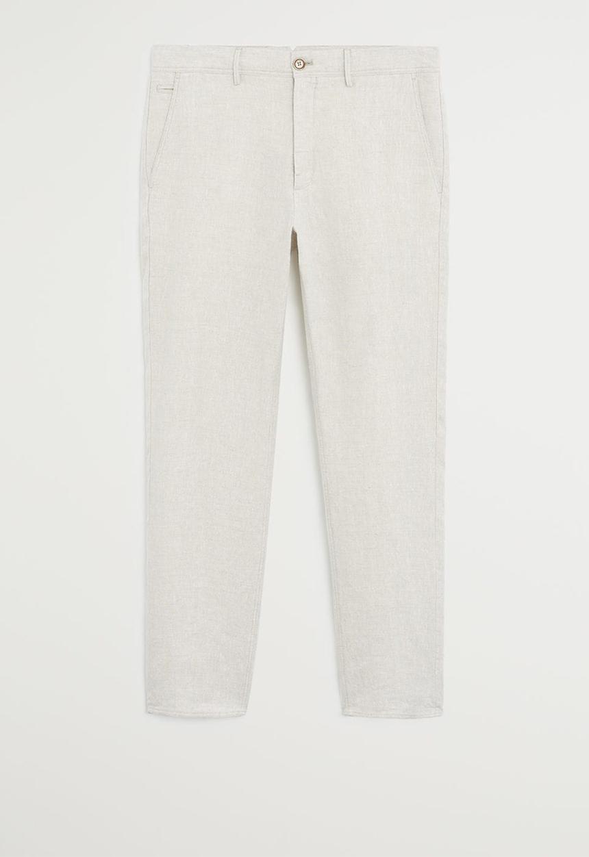 MANGO - Oyster trousers - beige