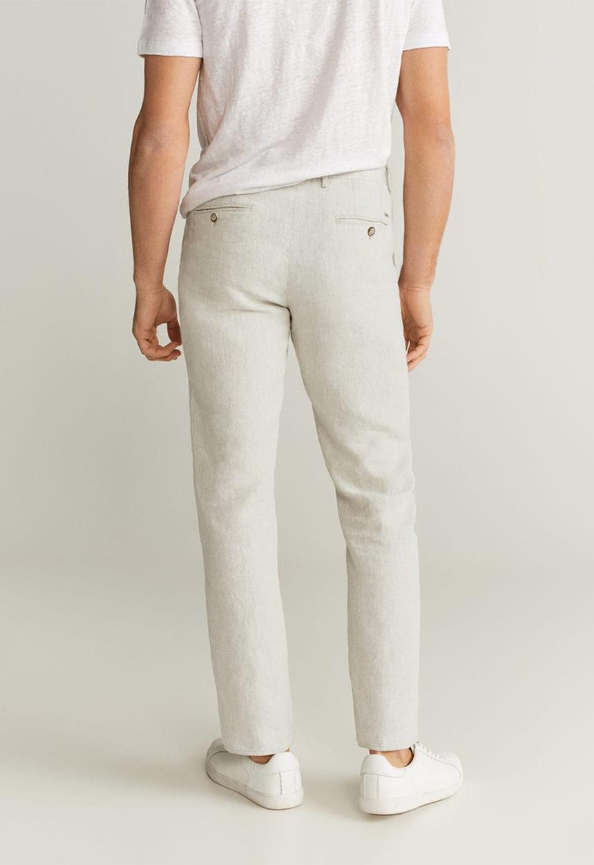 MANGO - Oyster trousers - beige