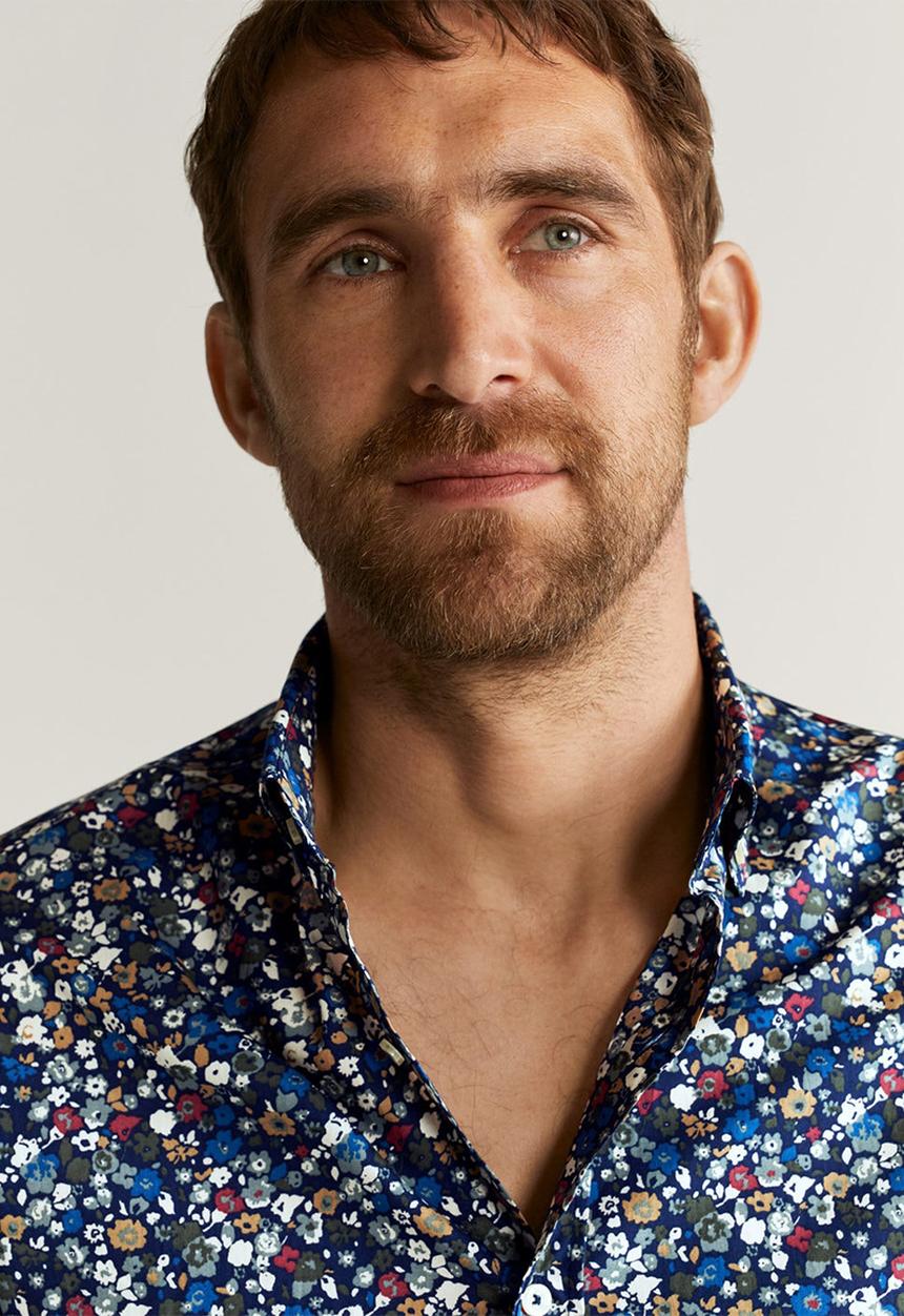 MANGO - Bobal1 shirt - navy