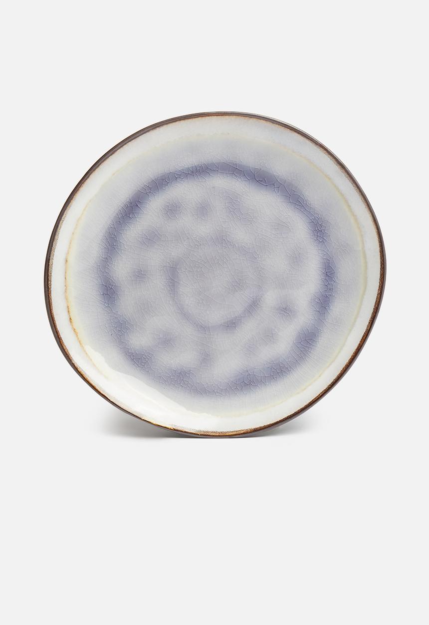 Sixth Floor - Cora side plate set of 4 - grey