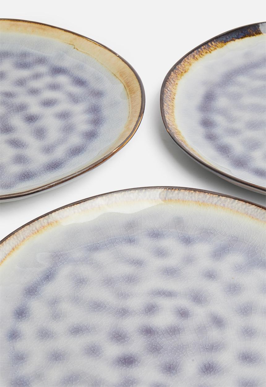 Sixth Floor - Cora dinner plate set of 4 - grey