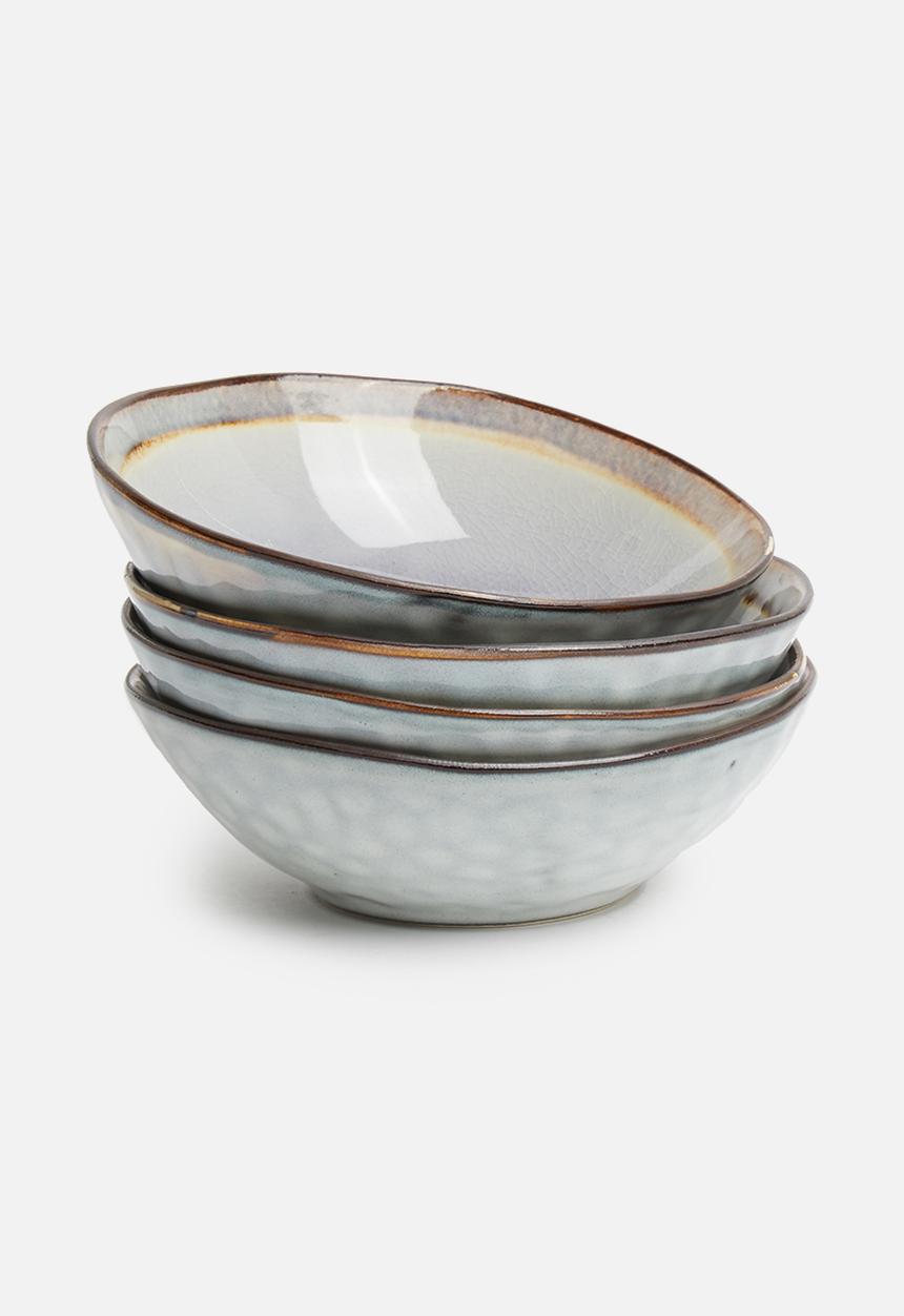Sixth Floor - Cora bowl set of 4 - grey