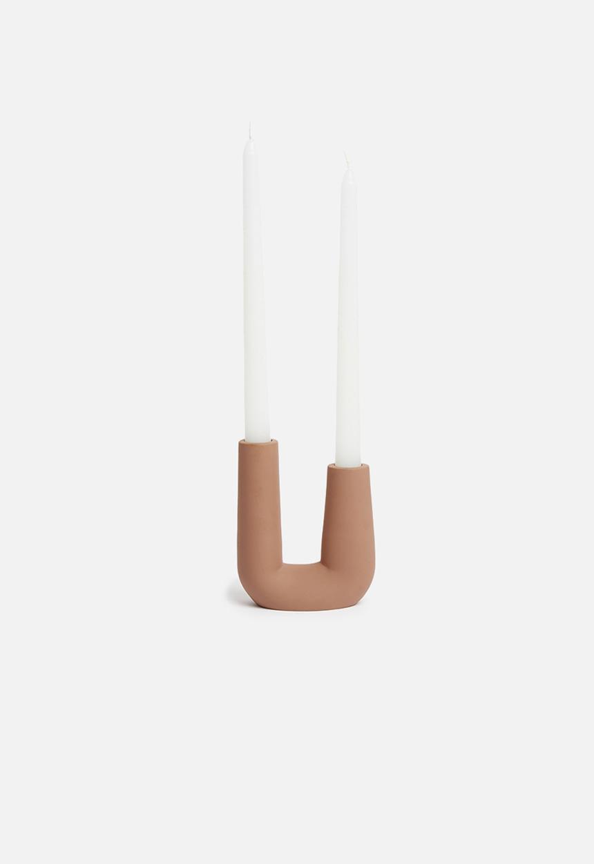 Sixth Floor - Boni candle holder - terracotta