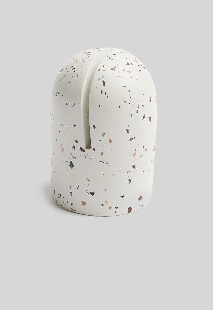 Sixth Floor - Terrazzo standing mirror - white