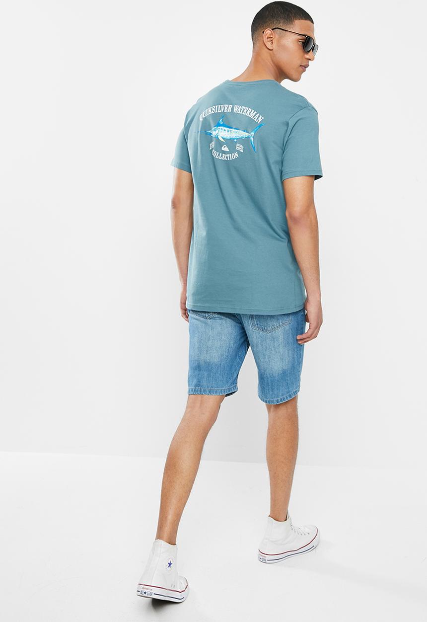 Quiksilver - Wave after wave short sleeve T-shirt - orion blue