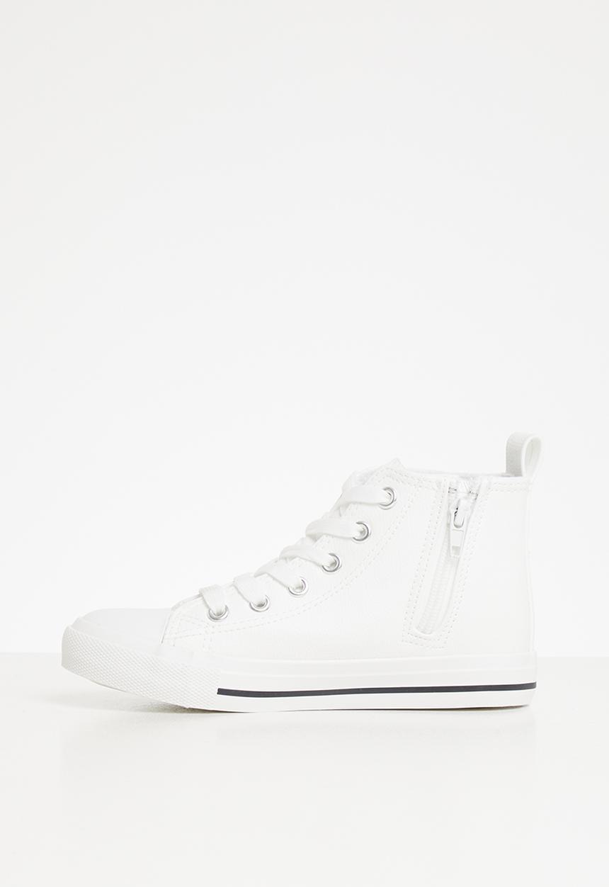 Cotton On - Classic high top trainer - white