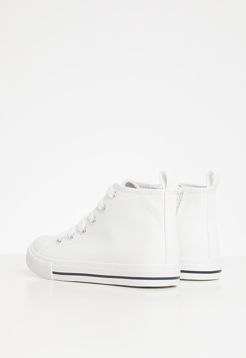 Cotton On - Classic high top trainer - white