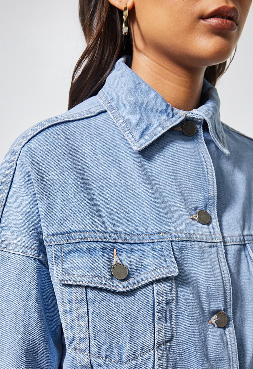 Superbalist - Tia denim jacket - light blue