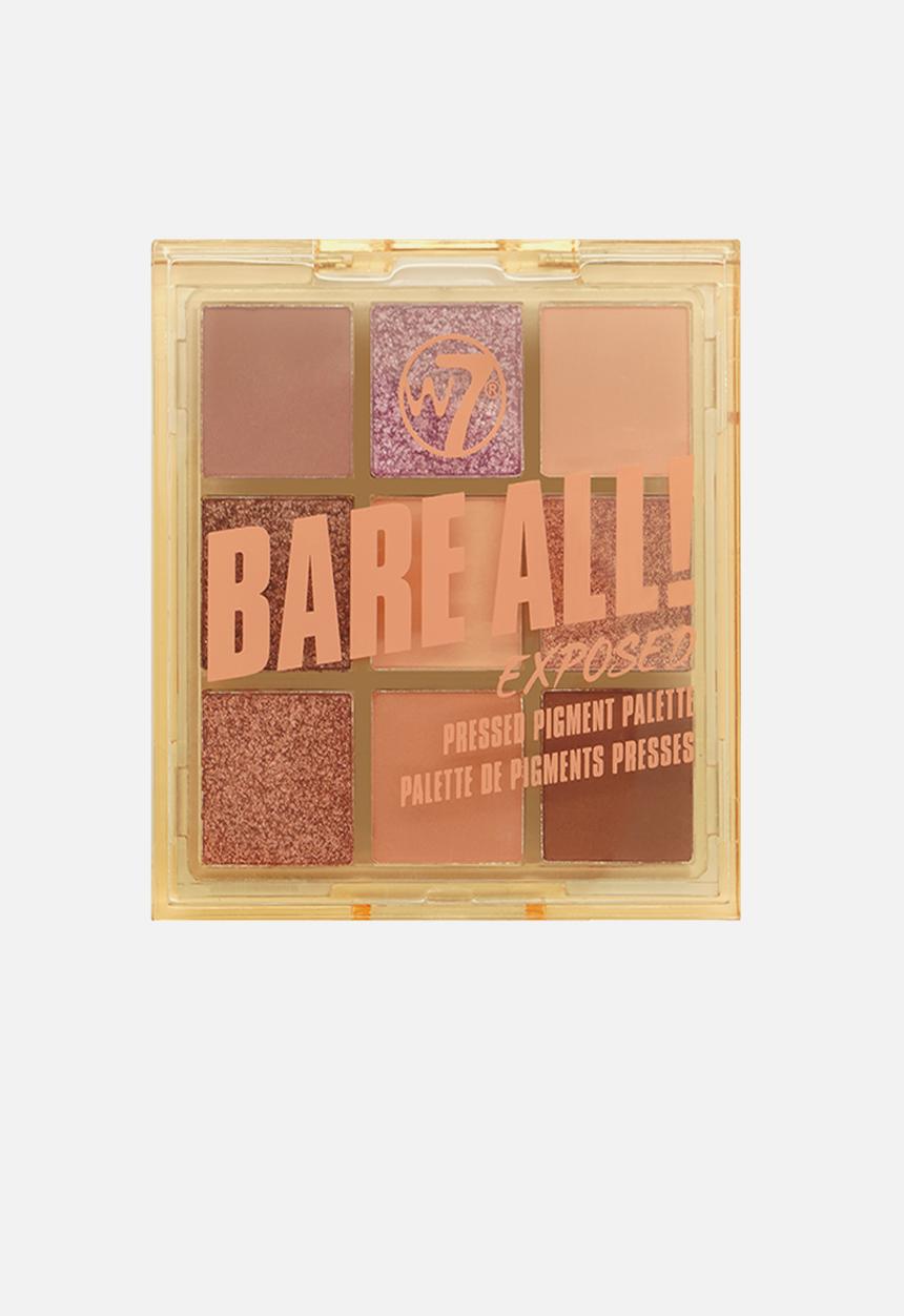 W7 Cosmetics - Bare All Pressed Pigment Palette - Exposed