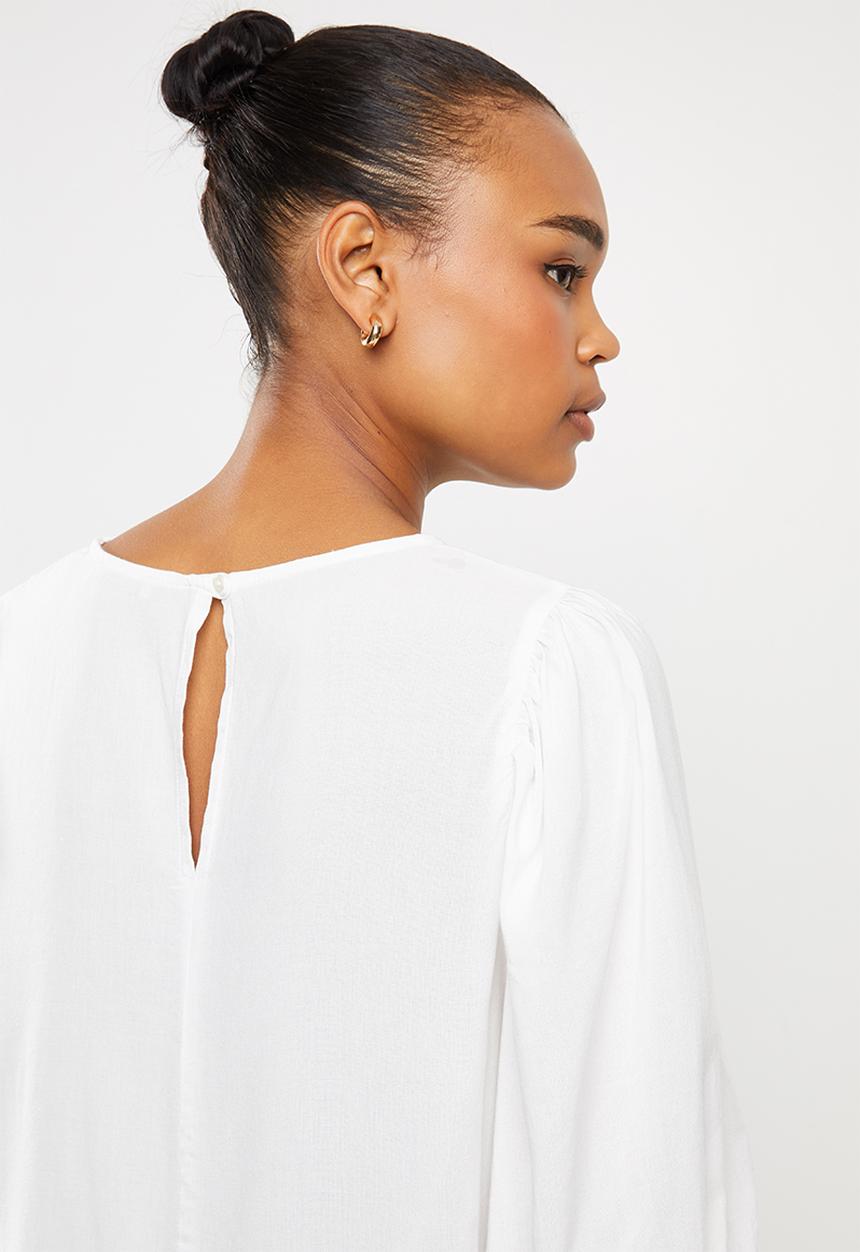 MILLA - Balloon sleeve blouse - ivory