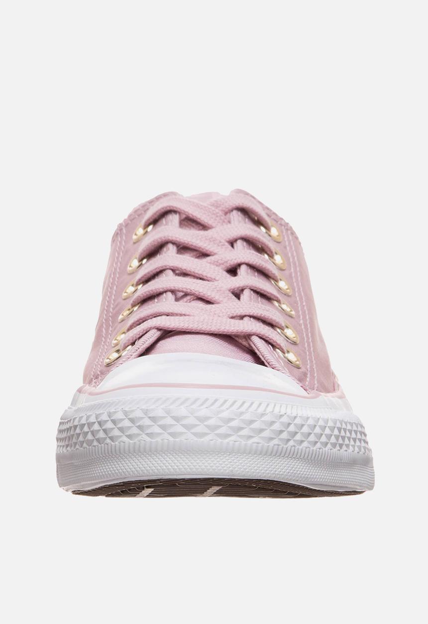 Converse - Chuck Taylor All Star ox - plum chalk, light gold & white 