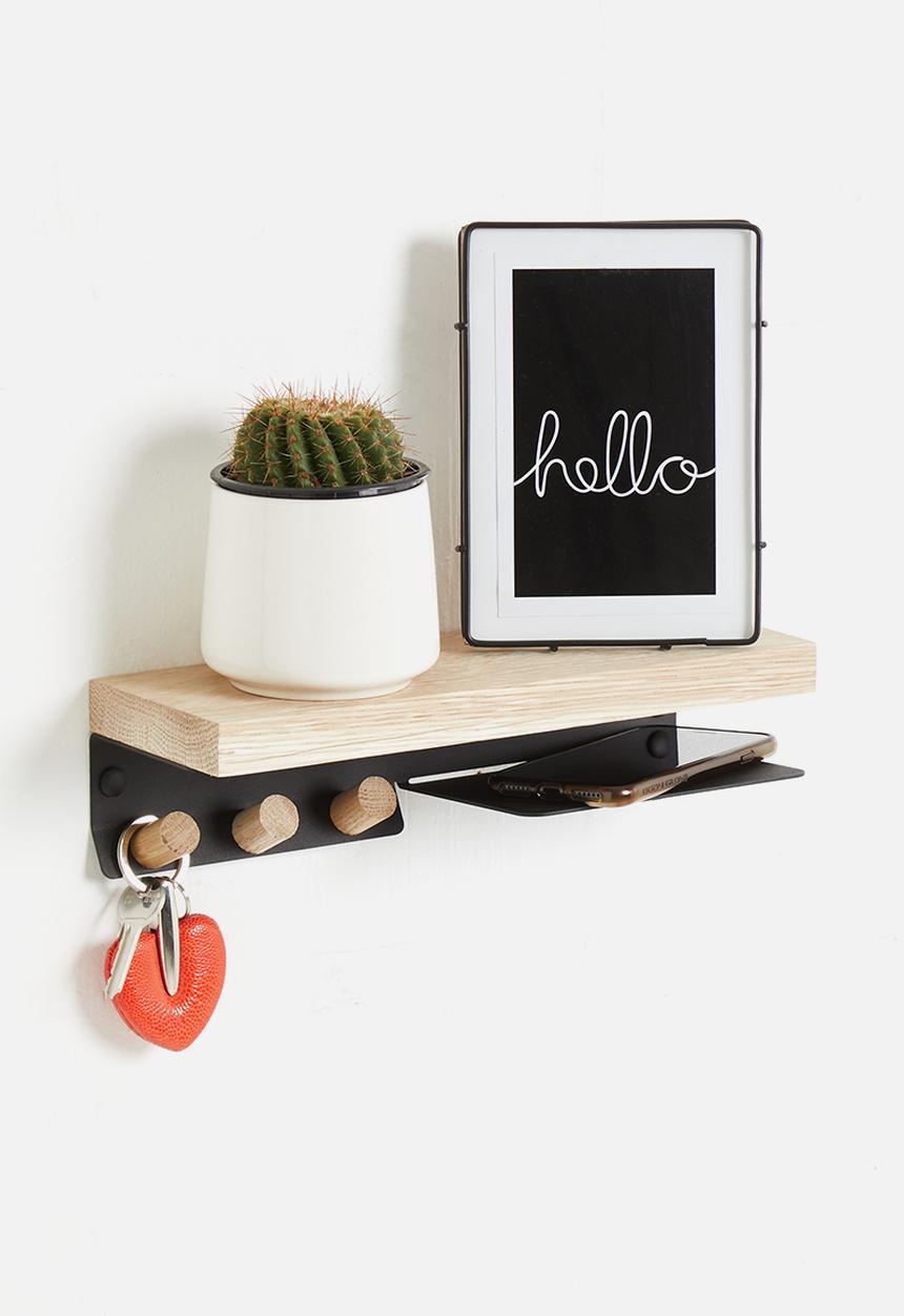 Smart Shelf - Oak reception shelf - neutral 