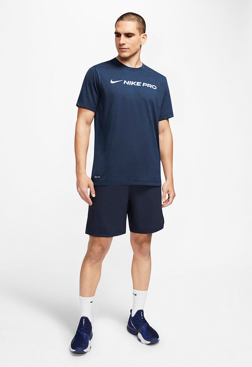 Nike - Nike pro dry short sleeve tee - navy