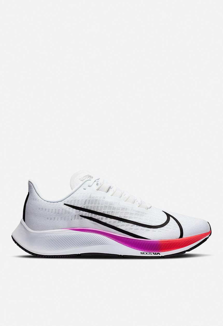 Nike - Nike air zoom pegasus 37 - white/flash crimson-hyper violet