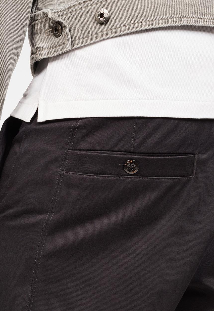 G-STAR - Bronson straight leg 1/2 shorts - black