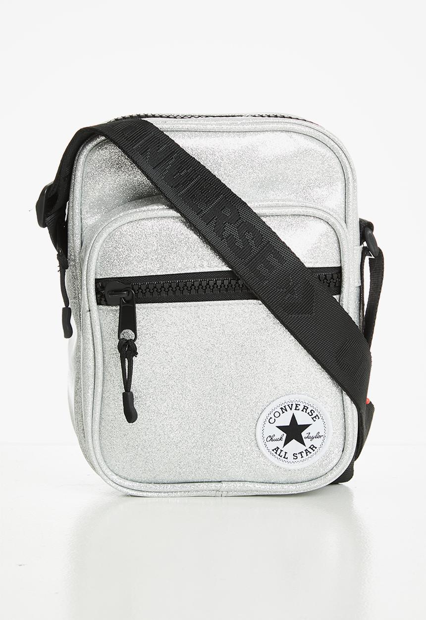 Converse - Glitter cross body - silver