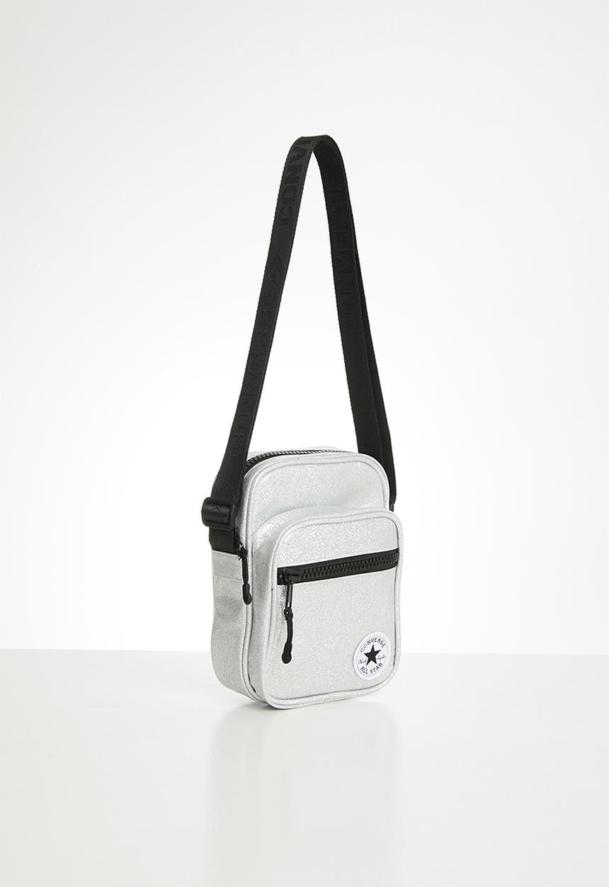 Converse - Glitter cross body - silver
