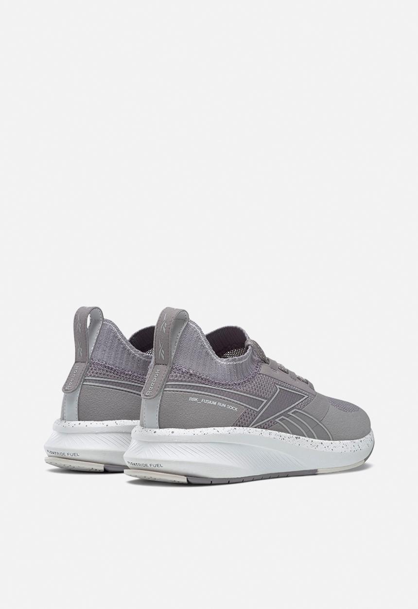 Reebok - Rbk-fusium run 20 sock - gravity grey/white/porcelain