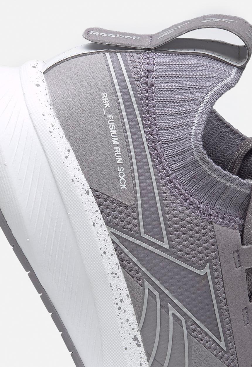 Reebok - Rbk-fusium run 20 sock - gravity grey/white/porcelain