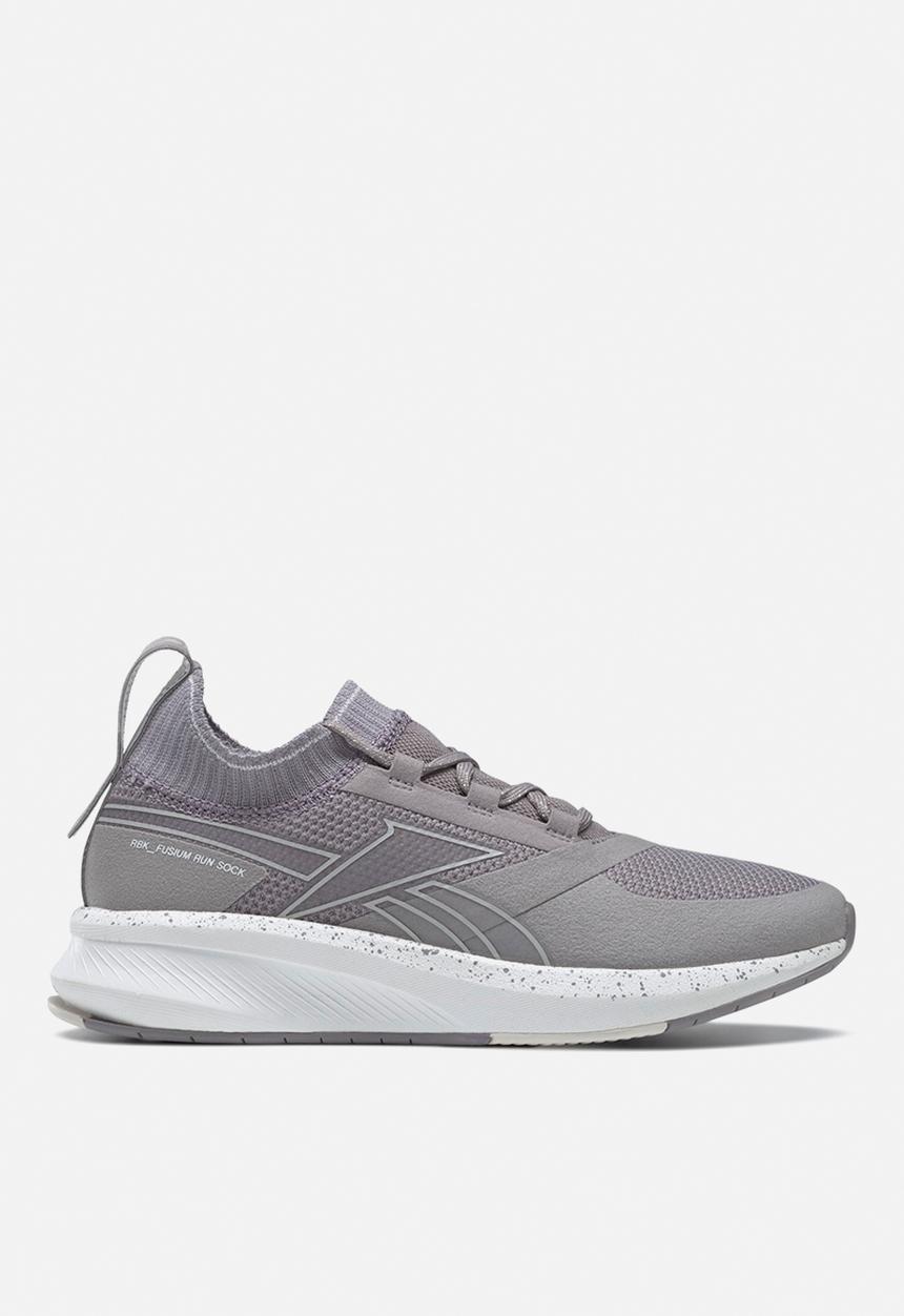 Reebok - Rbk-fusium run 20 sock - gravity grey/white/porcelain