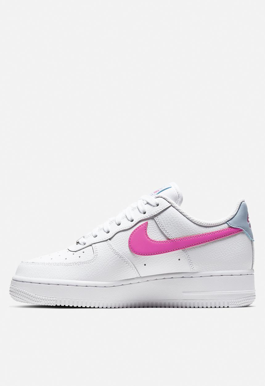 Nike - Air Force 1 '07 - white / fire pink-hydrogen blue