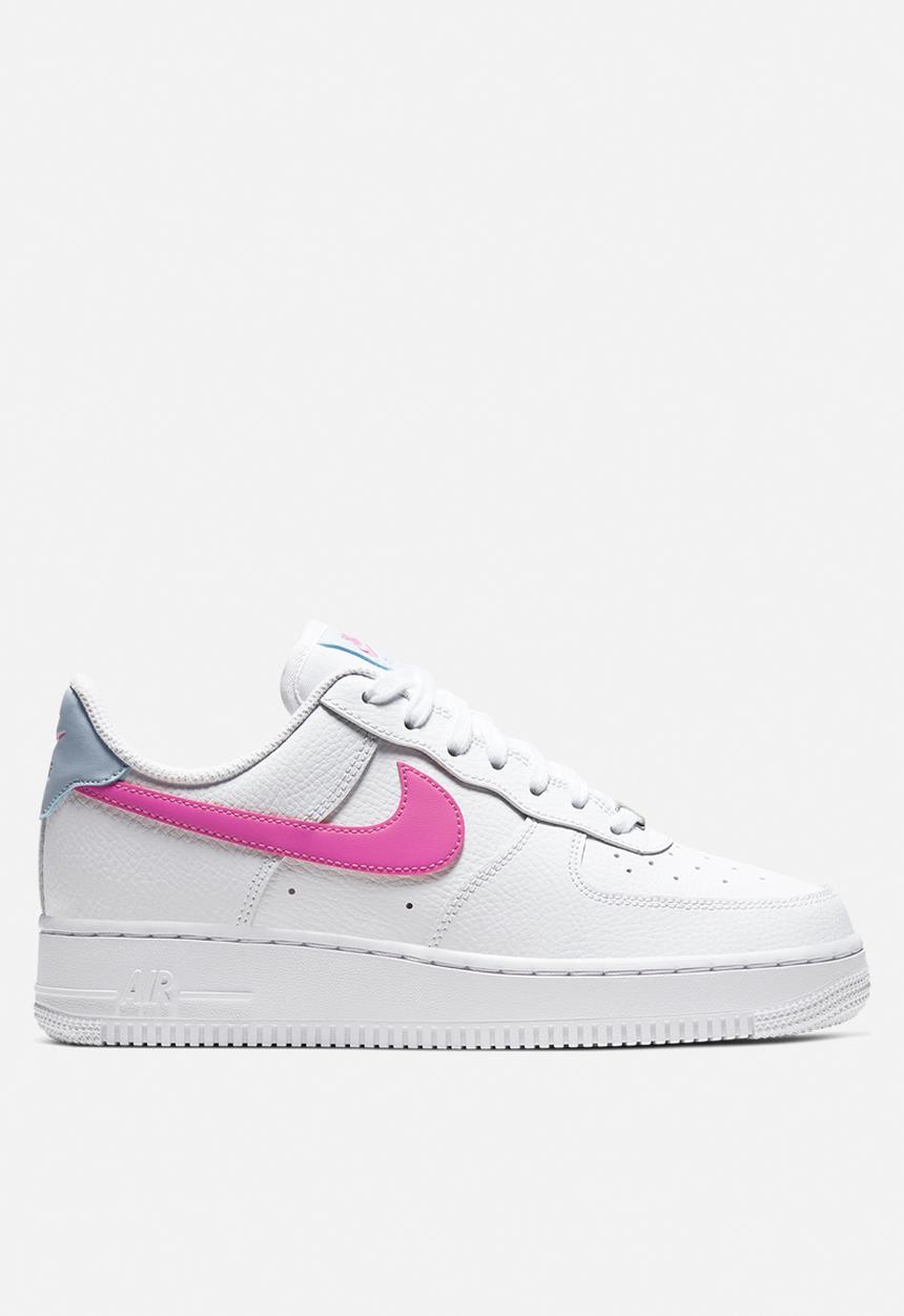 Nike - Air Force 1 '07 - white / fire pink-hydrogen blue