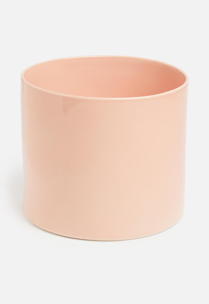 Urchin Art - Cora planter - glazed pink