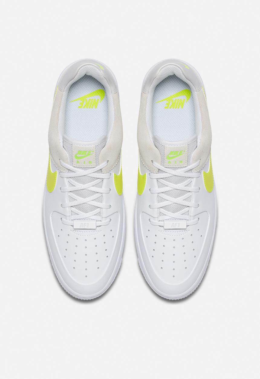 Nike - Air Force 1 Sage low - White / Lemon venom