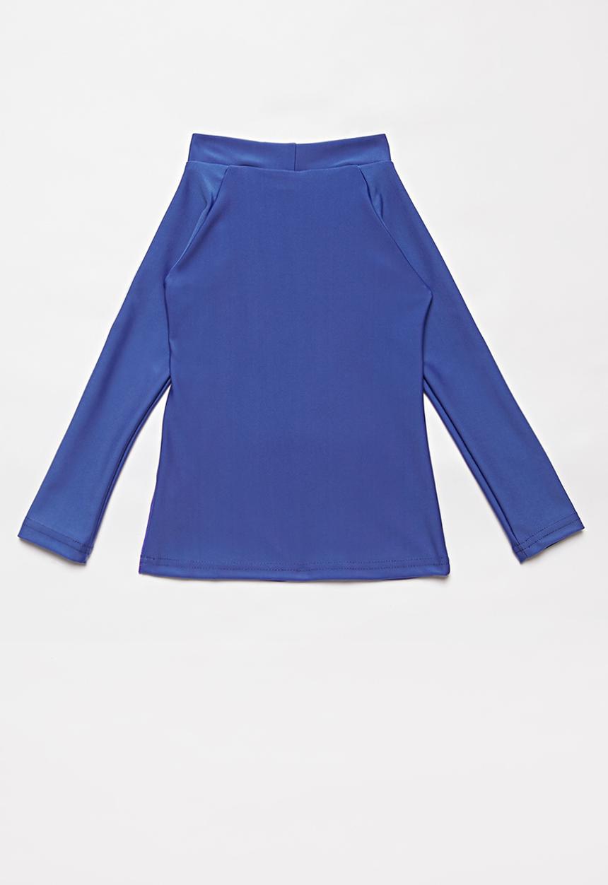 Pop Candy - Baby boys long sleeve rash vest - blue