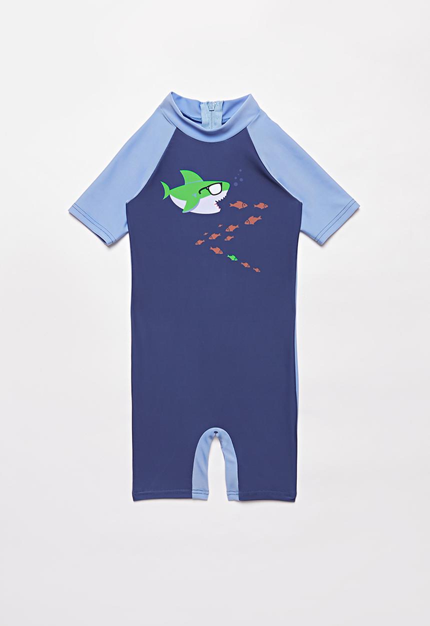 Pop Candy - Boys printed swimsuit - blue