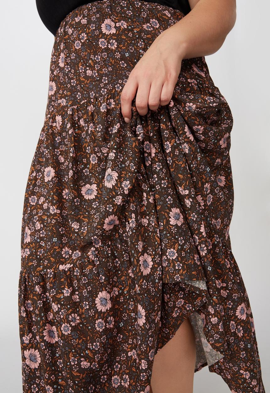 Cotton On - Curve jasmine maxi skirt - multi 