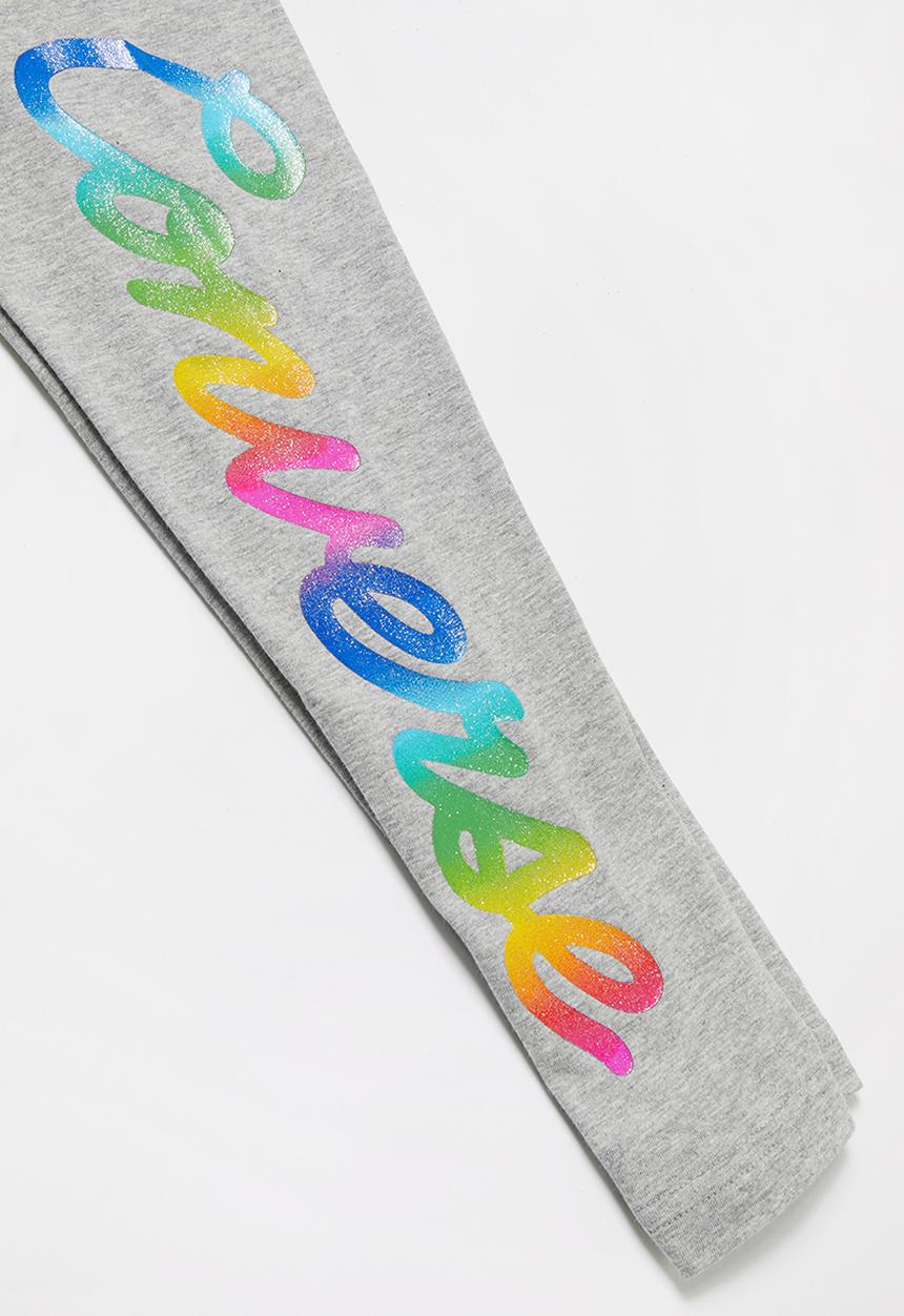 Converse - Converse girls script leggings - grey 