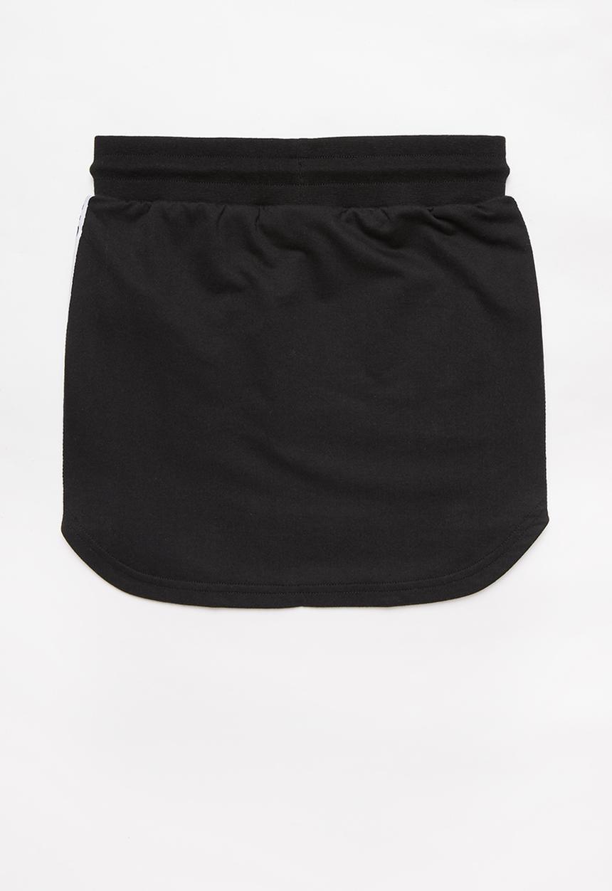 Converse - Converse round hem skirt taping - black